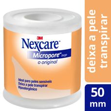 Fita Micropore Nexcare Bege 50cm X 4,0M