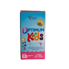 Optimum Kids com 60 comprimidos mastigáveis