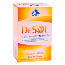 Desol Apsen Sabor Doce de Leite frasco 20ml