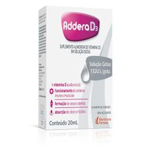 Vitamina D Addera D3 132Ui gotas 20ml