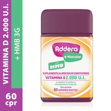 Vitamina D Addera+ Muscular 2.000Ui 60 comprimidos