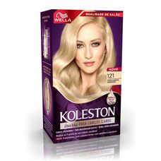 Tintura Koleston 121 Louro Claro Acinzentado