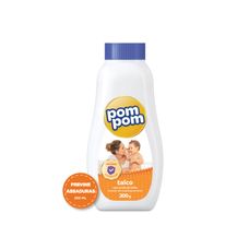 Talco Pom Pom com Amido de Milho 200g