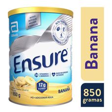 Suplemento Nutricional Ensure Abbott Sabor Banana 850g