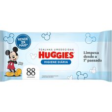 Lenco Umedecido Huggies Higiene Diaria 120 Unidades
