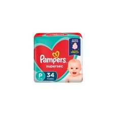 Fralda Descartavel Pampers Supersec Hiperm M com 52 Unidades