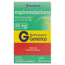 Espironolactona Eurofarma 50mg com 30 comprimidos