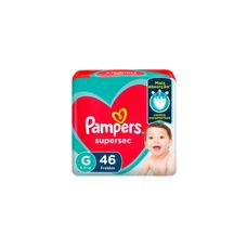 Fralda Pampers Supersec Descartável Tamanho G com 46 Unidades