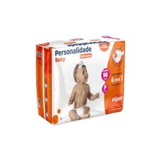 Fralda Personalidade Ultra Sec Hiper P com 96 Unidades
