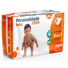 Fralda Personalidade Ultra Sec Hiper Xxg com 56 Unidades