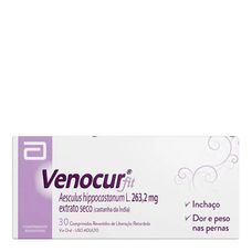 Venocur Fit Abbott 263,2mg com 30 comprimidos