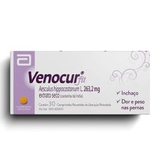 Venocur Fit Abbott 263,2mg com 30 comprimidos