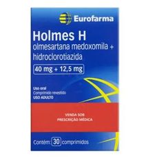 Holmes H Eurofarma 40mg+ 12,5mg com 30 comprimidos revestidos