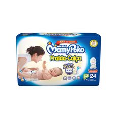 Fralda Mamypoko Fralda-Calça Regular Tamanho P Descartavel com 24 Unidades