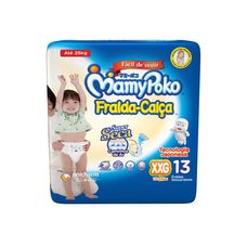 Fralda Mamypoko Calça Regular Xxg Descartável com 13 Unidades