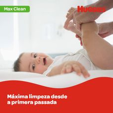 Lenço Umedecido Huggies Max Clean com 96 Unidades