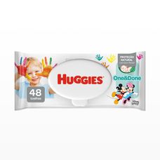 Toalha Umedecida Huggies One & Done com 48 Unidades