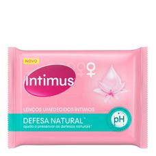 Lenços Umedecidos Intimus Defesas Naturais com 16 Unidades