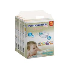 Fralda Personalidade Baby Total Care Econômica Tamanho G com 54 Unidades