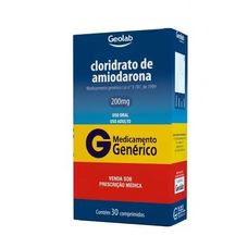 Cloridrato de Amiodarona Geolab 200mg com 30 comprimidos