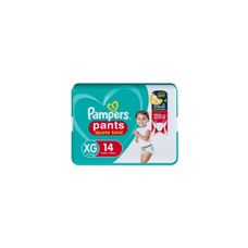 Fralda Pampers Pants Ajuste Total Tamanho Xg com 14 Unidades