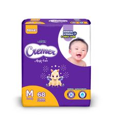 Fralda cremer Disney Baby Magic Care Tamanho M Hiper com 60 Unidades