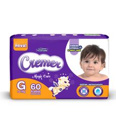 Fralda cremer Disney Baby Magic Care Tamanho G Hiper com 60 Unidades