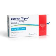 Benicar Daiichi Triplo 20mg+ 12,5mg+ 5mg com 30 comprimidos