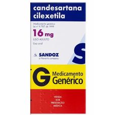 Candesartana Cilexetila Sandoz 16mg com 60 comprimidos