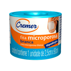 Fita Micropore cremer 2,5cmx0,9M