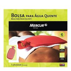 Bolsa Para Água Quente Mercur Lilas Borracha Tamanho G de 2L