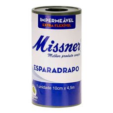 Esparadrapó Impermeável Branco Missner 10cm X 4,5M