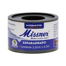 Esparadrapó Missner Impermeável 2,5cm X 4,5M com 1 Unidade