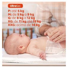 Fralda Personalidade Baby Ultrasec Jumbinho Tamanho M com 18 Unidades
