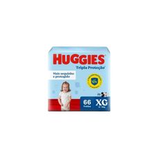 Fralda Huggies Tripla Protecao Disney Baby Hiper Xg 66 Unidades