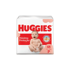 Fralda Huggies Supreme Care Mega Tamanho P com 48 Unidades