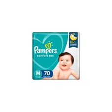 Fralda Pampers Confort Sec Super M com 70 Unidades