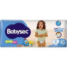 Fralda Babysec Ultrasec Galinha Pintadinha Xg com 30 Unidades