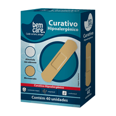 Curativo Bem Care Bege 40 Unidades