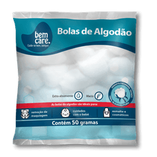 Algodão Bem Care Bola 50g