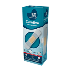 Curativo Bem Care Transparente com 10 Unidades