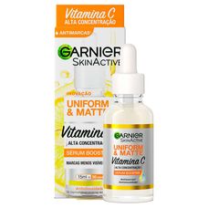 Sérum Garnier Uniform & Matte Vitamina C 15ml