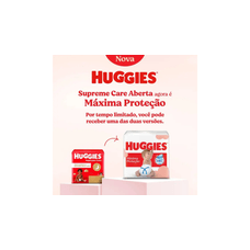 Fralda Huggies Supreme Care Hiper XXG 58 Unidades