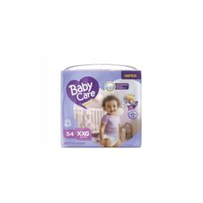 Fralda Baby Care Premium Xxg 54 Unidades
