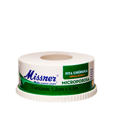 Fita Microporosa Extra Flexivel Missner 1,2cmx4,5M