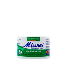 Fita Microporosa Missner 2,5cmx4,5cm