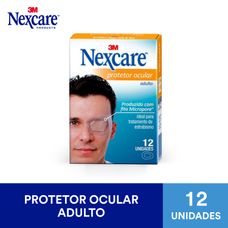 Protetor Ocular Nexcare Adulto com 12 Unidades