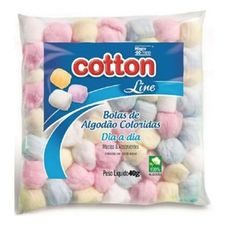 Algodão Cotton Bola Colorida Dia A Dia 40g