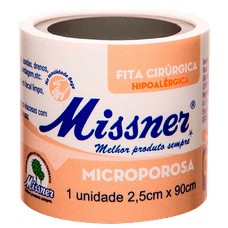 Fita Missner Micropore cremer Bege 2,5Mx0,90cm