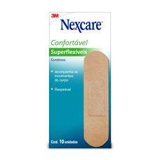 Curativos 3M Nexcare Superflexíveis com 10 Unidades